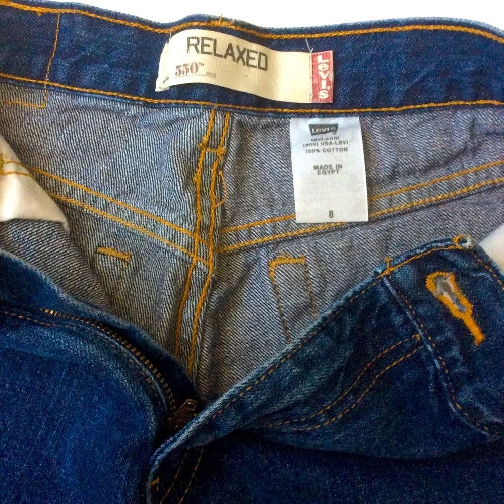 Levi’s 550 Relaxed Fit Jean Shorts Size 8 - Picture 4 of 12